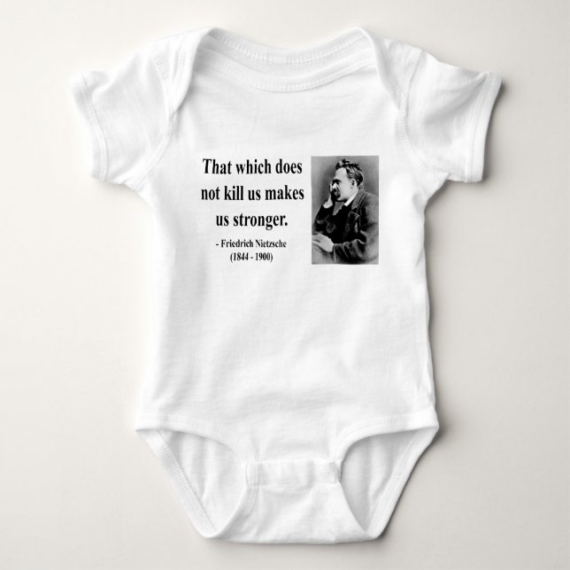 Nietzsche citationstecken 5b t-shirt (Framsida)