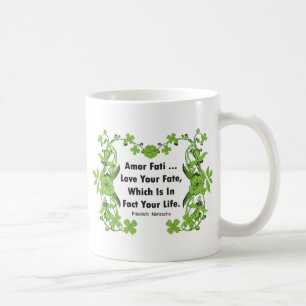 Nietzsche citationsteckenkärlek ditt öde… kaffemugg