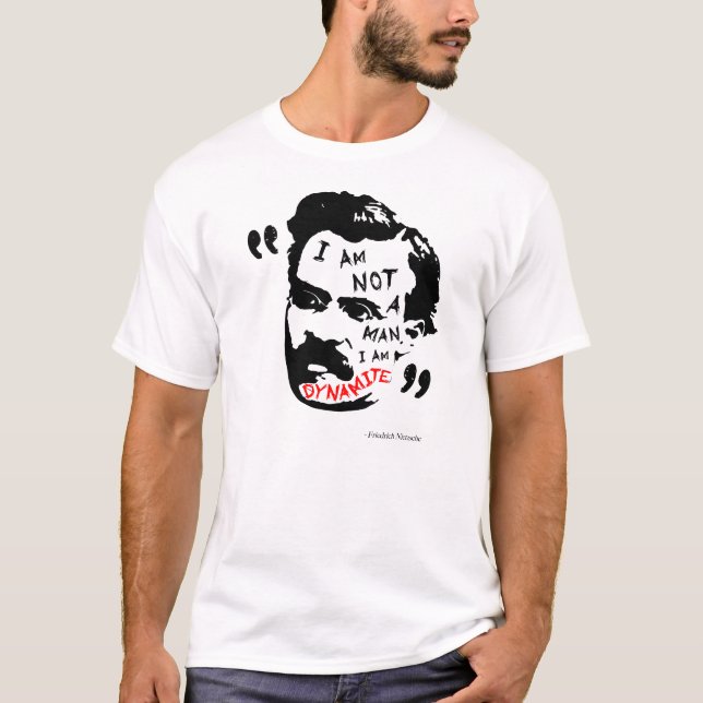 Nietzsche dynamit tee shirt (Framsida)