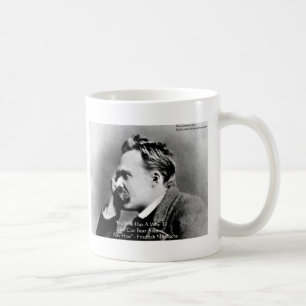 Nietzsche "Ett Varför" Visdoms Citat Gåvor & Kort Kaffemugg