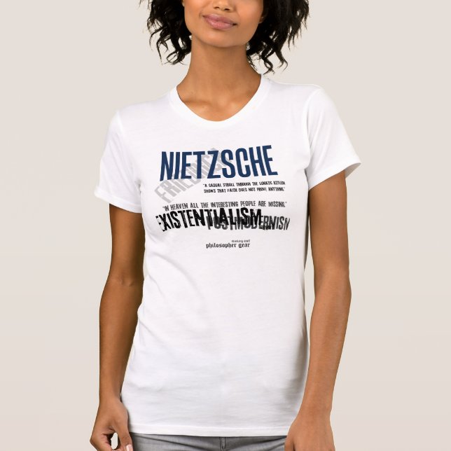 NIETZSCHE-flickor T-shirt (Framsida)