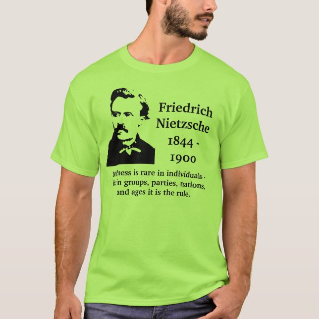 Nietzsche galenhett citationstecken tröja (Framsida)