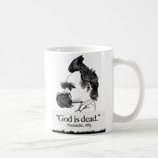 Nietzsche God Kaffemugg (Höger)