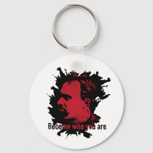 Nietzsche Keychain- blir vem du är Nyckelring