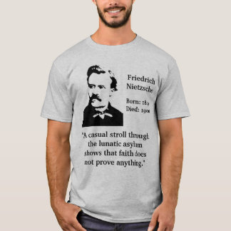 Nietzsche Lunatic asylcitationstecken Tee