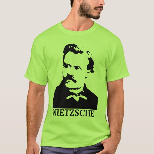 Nietzsche monokrom stil 2 tee (Framsida)
