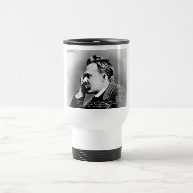 Nietzsche "Pride Vs Memory" Wisdom Quote Gifts/Tee Resemugg (Center)