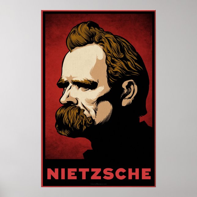 Nietzsche Print Poster (Framsidan)