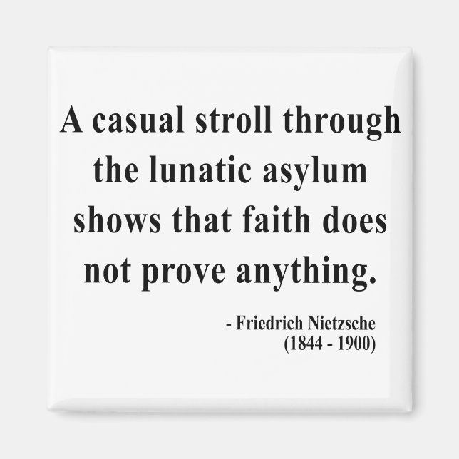 Nietzsche Quote 1a Magnet (Framsidan)