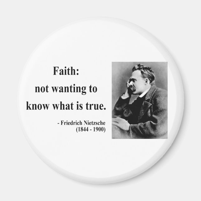 Nietzsche Quote 5b Magnet (Framsidan)