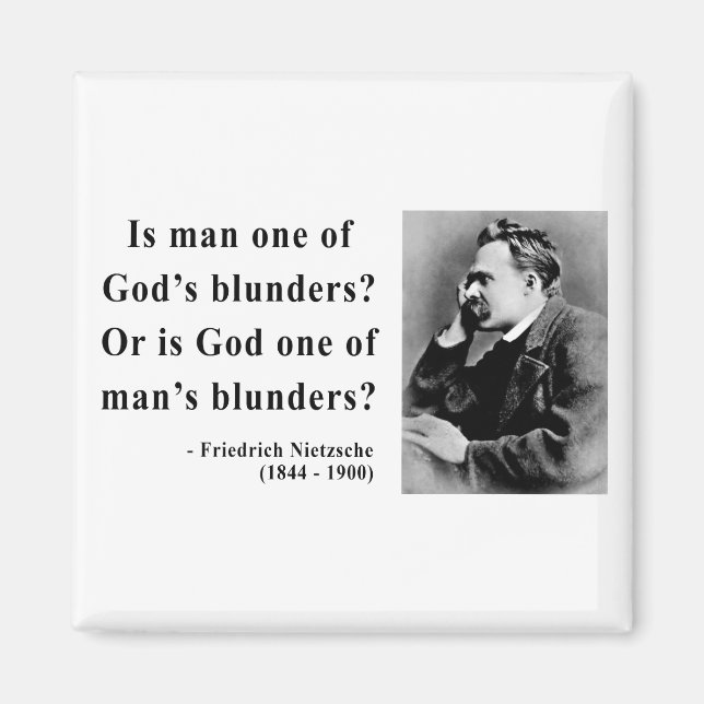 Nietzsche Quote 6b Magnet (Framsidan)