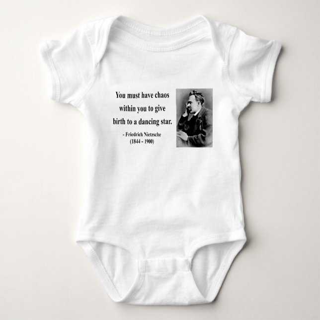 Nietzsche Quote 6b T-shirt (Framsida)