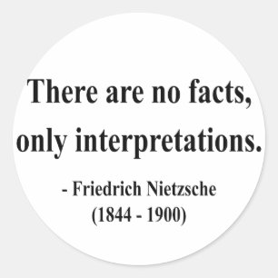 Nietzsche Quote 9a Runt Klistermärke