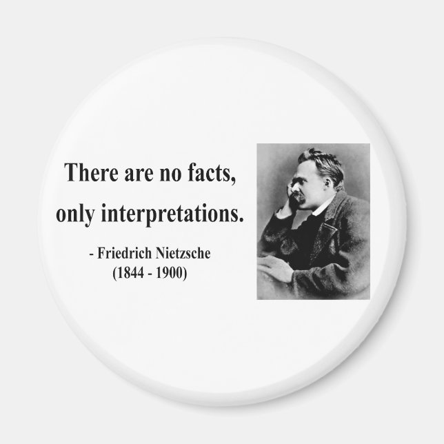Nietzsche Quote 9b Magnet (Framsidan)