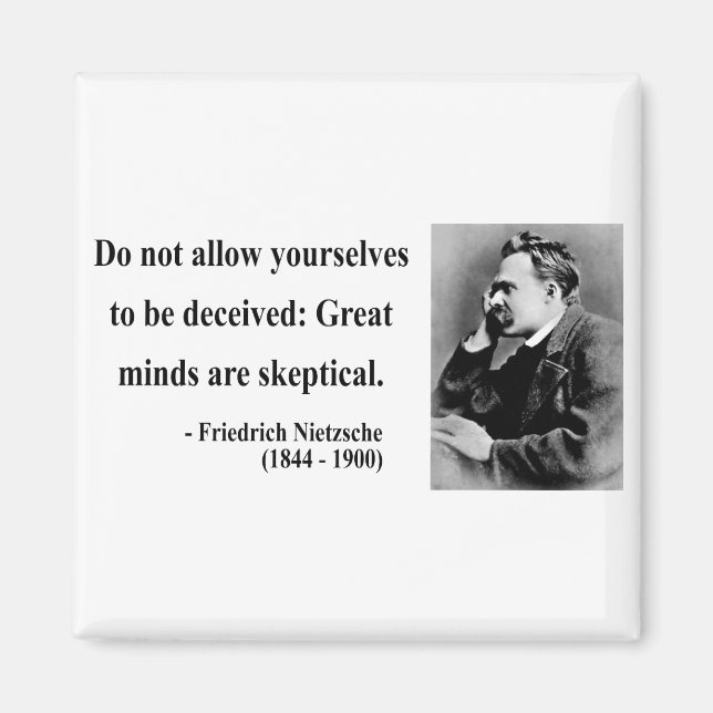 Nietzsche Quote 9b Magnet (Framsidan)