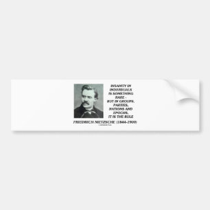 Nietzsche sinnessjukdomsällsynt i bildekal