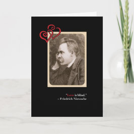 Nietzsche sött valentin kort #1 för dag