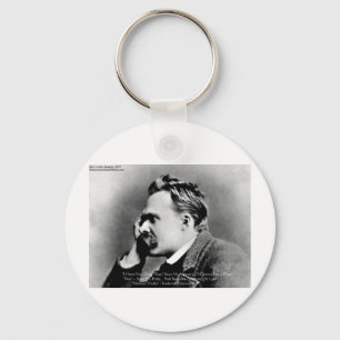 Nietzsche "Stolthet Vs Minne" Visdoms Citat Presen Nyckelring