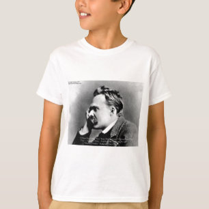 Nietzsche "Stolthet Vs Minne" Visdoms Citat Presen T-shirt