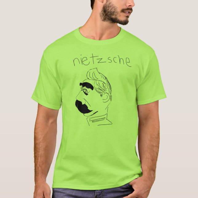 Nietzsche T-tröja Tee Shirt (Framsida)