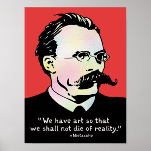 Nietzsche - verklighet för konst V. Poster