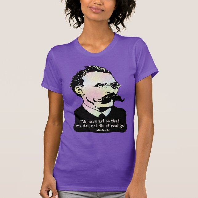 Nietzsche - verklighet för konst V. T-shirt (Framsida)