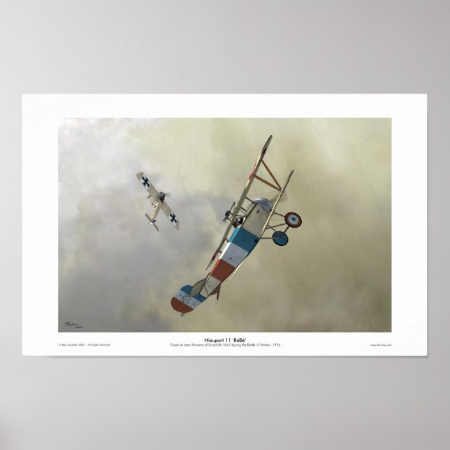 Nieuport 11 "BéBé" Poster (Framsidan)