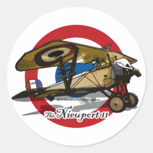 Nieuport 11 runt klistermärke