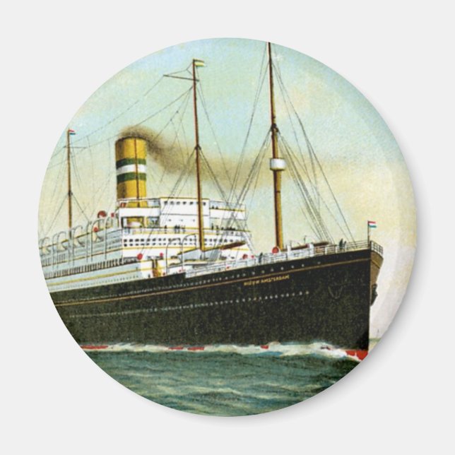 Nieuw Amsterdam 1906 Magnet (Framsidan)