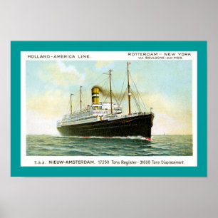 Nieuw Amsterdam 1906 Poster
