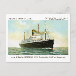 Nieuw Amsterdam från 1906 Vykort