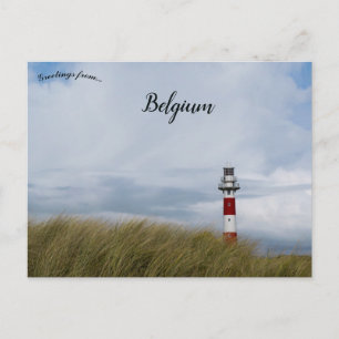 Nieuwpoort Lighthouse Nieuwpoort Belgien Vykort