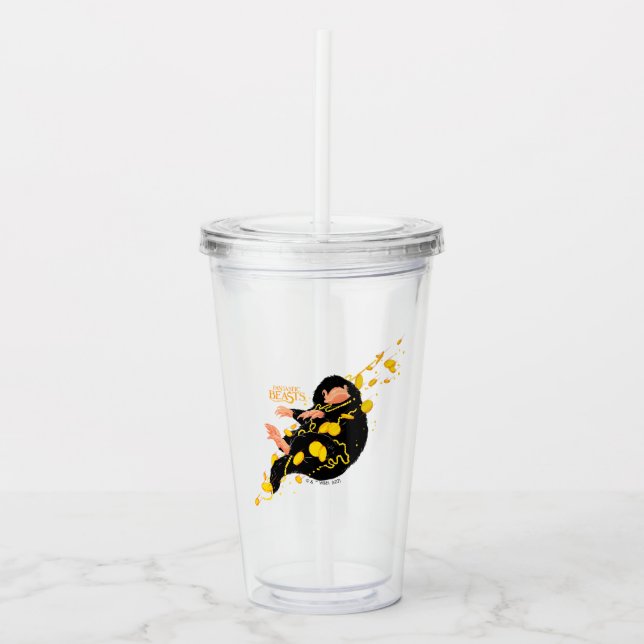 Niffler Flyter med Guld Take Away Mugg (Framsida)