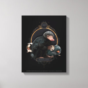 NIFFLER™s Art nouveau Porträtt Canvastryck