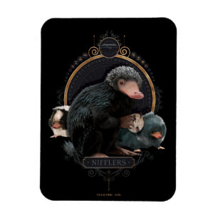 NIFFLER™s Art nouveau Porträtt Magnet