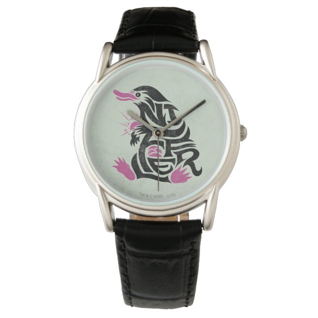 NIFFLER™-typografi Armbandsur (Framsida)
