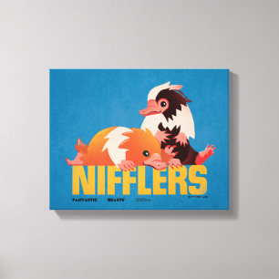 Nifflers Vintage Graphic Canvastryck