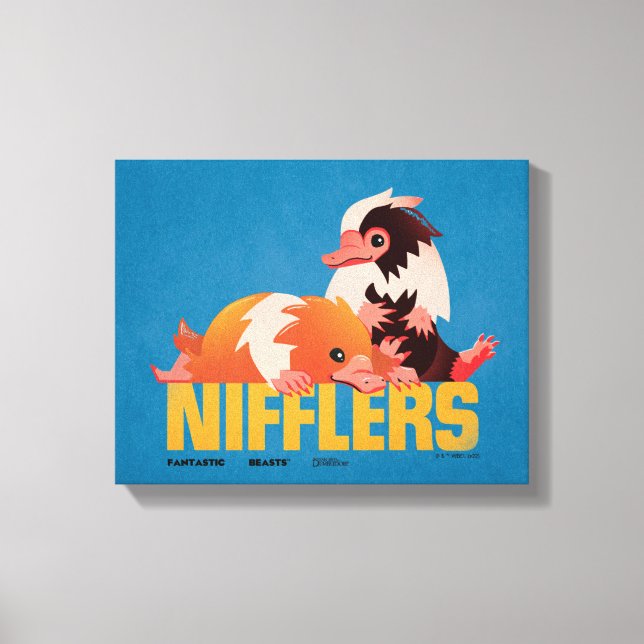 Nifflers Vintage Graphic Canvastryck (Framsida)