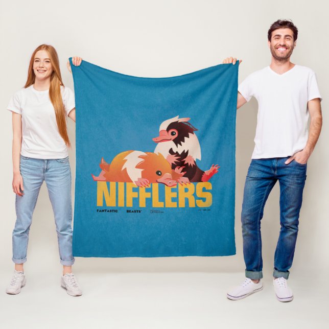 Nifflers Vintage Graphic Fleecefilt (På plats)