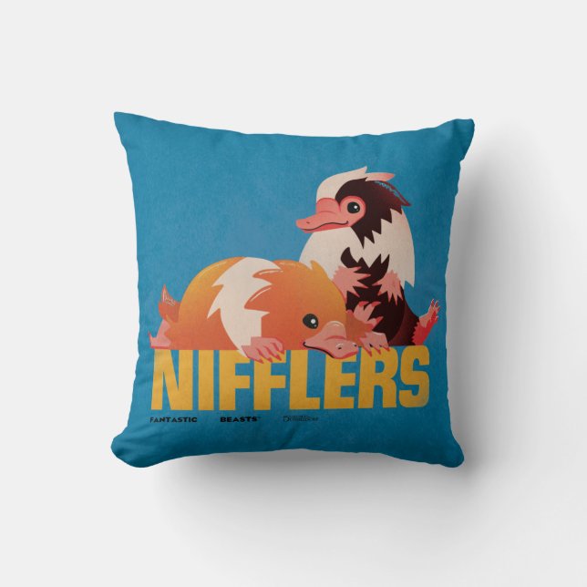 Nifflers Vintage Graphic Kudde (Framsida)