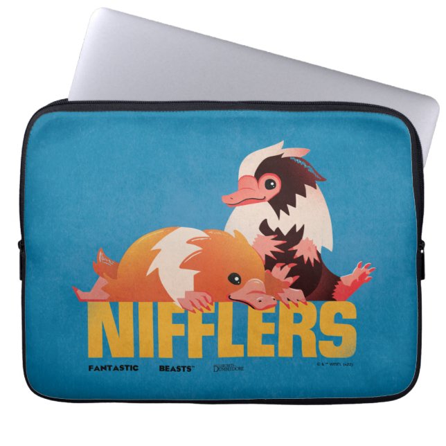 Nifflers Vintage Graphic Laptop Fodral (Framsidan)
