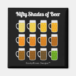Niftio Shades of Beer (Hues/Färg of Öl) Magnet