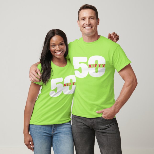 NIFTY 50 Sports Inspired BIRTHDAY T-Shirts (Unisex)