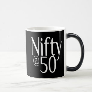 Nifty på femtio magisk mugg