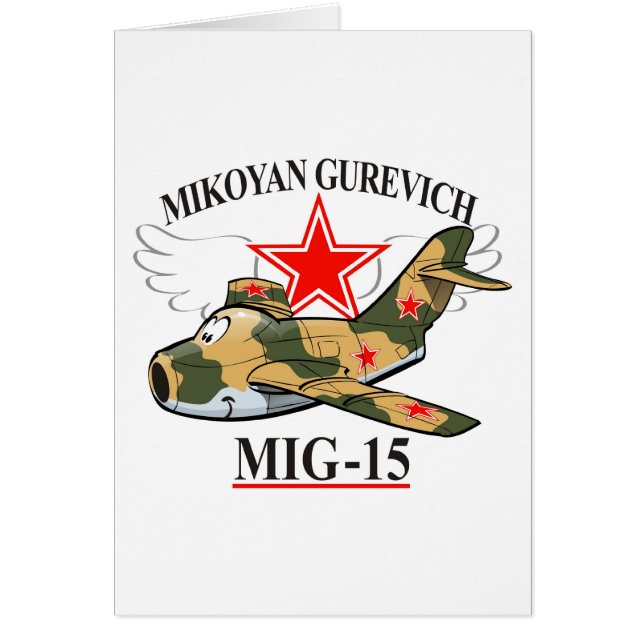 nig-15 hälsningskort (Framsidan)