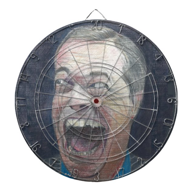 Nigel Farage dartboard Piltavla (Framsidan)