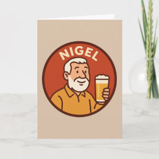 Nigel Greetings Card Kort