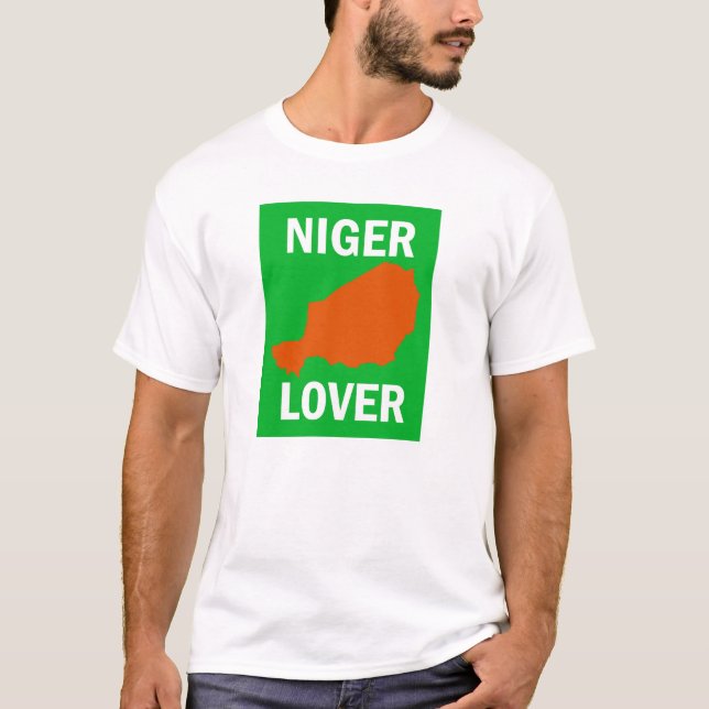 Niger älskare t shirt (Framsida)