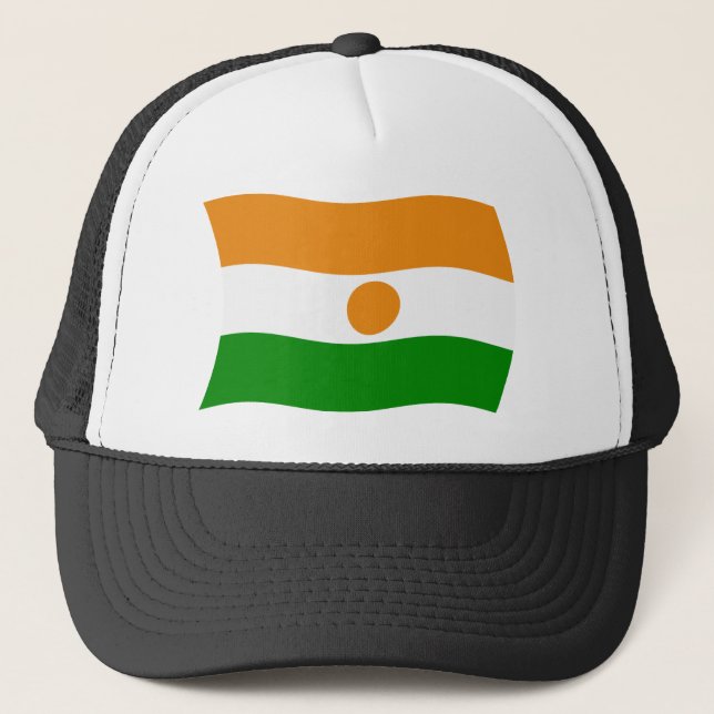 Niger Flagga Hat Keps (Framsida)