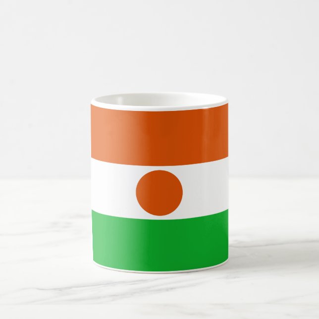 Niger Flagga Kaffemugg (Center)